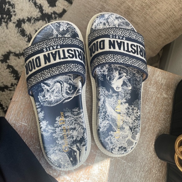 Authentic Christian Dior Iconic Zoo Motifs Sandals sz: 36 - Picture 1 of 14